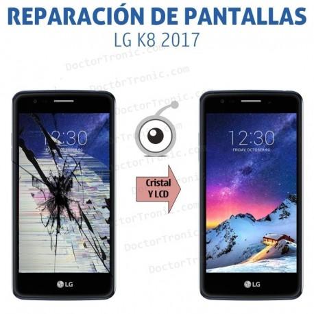 Reparación pantalla LG K8 2017