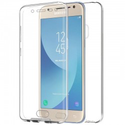 Funda Silicona 3D Samsung J330 Galaxy J3 (2017) Transparente Frontal + Trasera