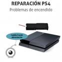Reparación PS4 problemas de encendido, cambio de fuente alimentación