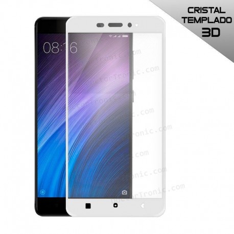 Protector Pantalla Cristal Templado Xiaomi Redmi 4 (3D Negro)