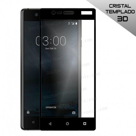Protector Pantalla Cristal Templado Nokia 3 (3D)