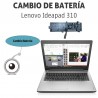 Lenovo Ideapad 310 | Cambio batería tablet