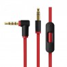 Cable Auxilar Audio Doble Jack 3,5 mm 3 vias para auriculares Beats Solo