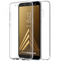 Funda Silicona 3D Samsung A600 Galaxy A6 (Transparente Frontal + Trasera)