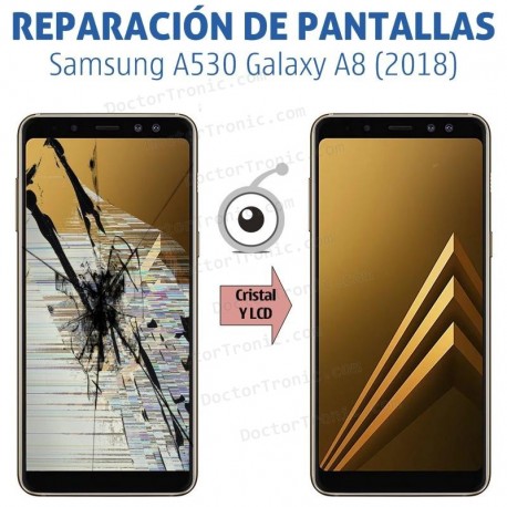 Cambio pantalla completa Samsung A530 Galaxy A8 (2018)