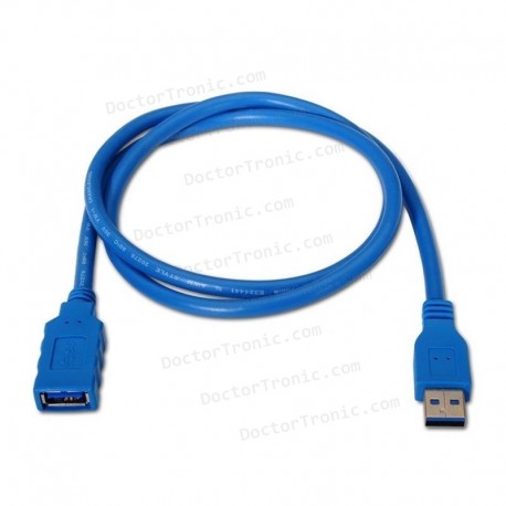 Cable alargador USB USB 3.0 NANOCABLE (A macho - A hembra) - 1m