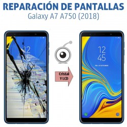 Reparación pantalla completa Samsung Galaxy A7 A750 (2018)