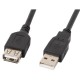 Cable alargador USB USB 2.0 (A macho - A hembra) - 70cm