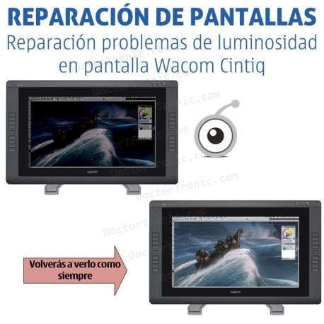 Reparación problemas de pantalla Wacom Cintiq