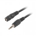 Cable alargador auriculares, jack 3.5mm 3 METROS