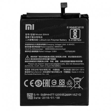 Batería Original Xiaomi Redmi 5 Plus / Remdi Note 5 BN44