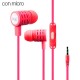 Auriculares 3,5 Mm COOL Extra Bass Stereo Con Micro