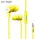 Auriculares 3,5 Mm COOL Extra Bass Stereo Con Micro