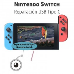 Reparación USB Tipo C nintendo switch