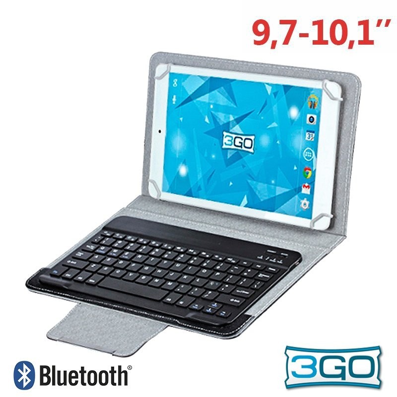 7-10 pulgadas universal del teléfono Tablet PC con Cable Bluetooth Teclado Funda Funda