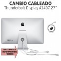 Apple Thunderbolt Display A1407 27" | Cambio cables
