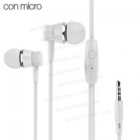 Auriculares 3,5 Mm COOL Heavy Bass Stereo Con Micro