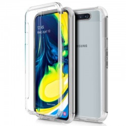 Funda Silicona 3D Samsung A805 Galaxy A80 (Transparente Frontal + Trasera)