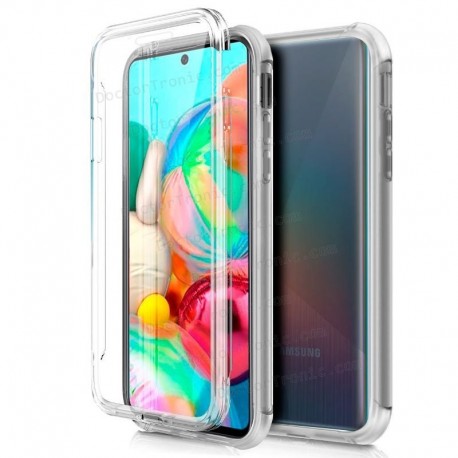 Funda Silicona 3D Samsung A715 Galaxy A71 (Transparente Frontal + Trasera)