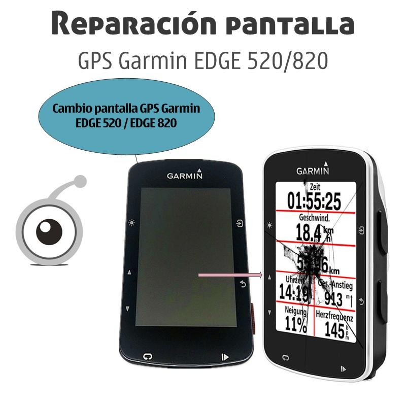 Cambio pantalla GPS Garmin EDGE en Murcia