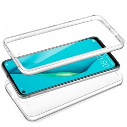 Funda Silicona 3D Huawei P40 Lite (Transparente Frontal + Trasera)
