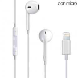 Auriculares Stereo Con Micro IPHONE 7 / 8 / X (Lightning Bluetooth)