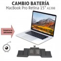 MacBook Pro Retina 15" A1398 Año 2013-2014 | Cambio batería