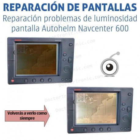 Reparación problemas de pantalla Autohelm Navcenter 600