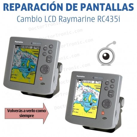 Cambio LCD Raymarine RC435i