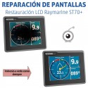 Raymarine ST70+ | Reparación mancha LCD