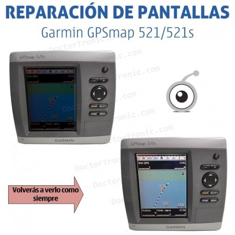 Reparación pantalla Garmin GPS MAP 521/521s
