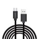 Cable USB Compatible COOL Universal (Micro-Usb) 3 Metros Negro 2.4 Amp