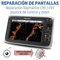 Reparación Raymarine C95 / C97 joystick de control y zoom