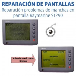 Reparación problemas de imagen Raymarine ST290