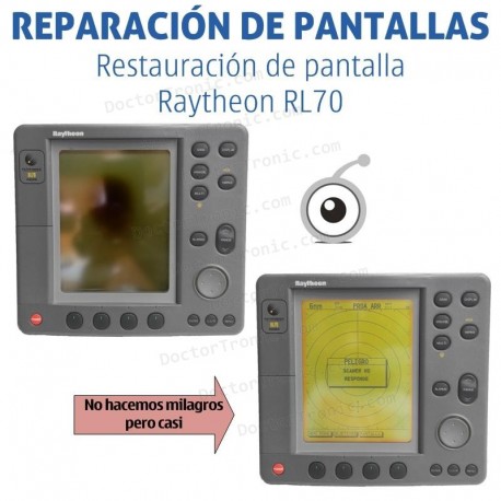 Reparación problemas de imagen Raytheon RL70