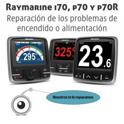 Reparación problemas de alimentación/encendido Raymarine i70, p70 y p70R