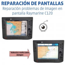 Reparación problemas de imagen Raymarine C120