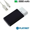Batería Externa Micro-usb Power Bank 5000 mAh Platinet Slim Negro (Polimero)