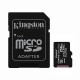Tarjeta Memoria Micro SD + Adapt. x256GB Kingston