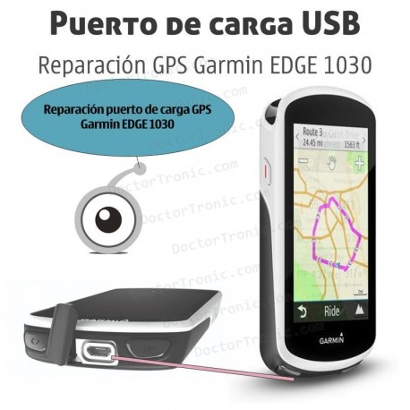 Reparación puerto de carga GPS Garmin EDGE 1030