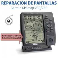 Reparación Garmin GPSMAP 230/235 problema luminosidad