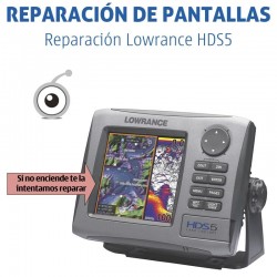Reparación Lowrance HDS5 |problemas encendido