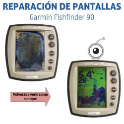 Reparación pantalla Garmin Fishfinder 90