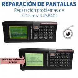 Simrad RS8400 | Problemas de display