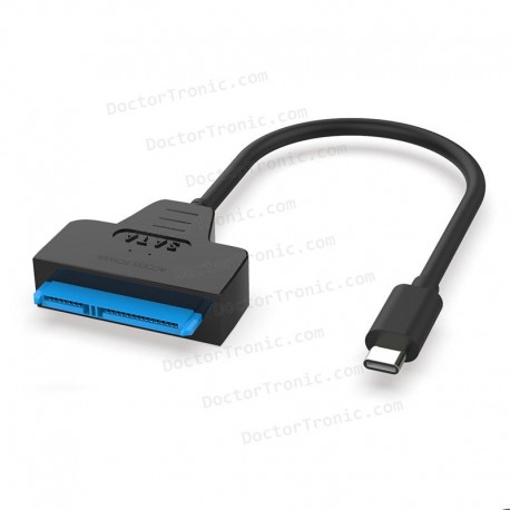 Cable adaptador SATA a USB tipo C