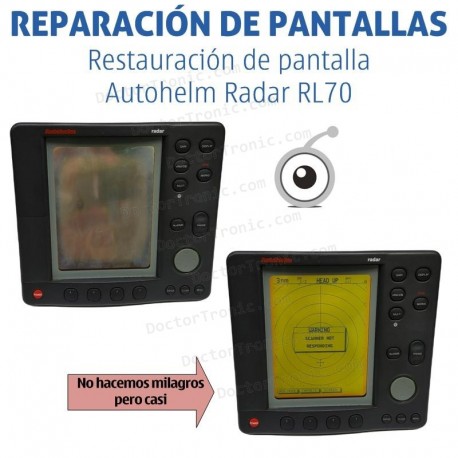 Autohelm Radar RL70 | Reparación problemas de imagen