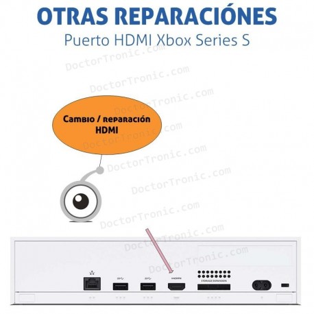 Cambio / reparacion HDMI Xbox Series S/X
