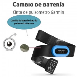 Cinta de pulsometro Garmin | Cambio batería