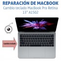 MacBook Pro Retina 13'' Apple A1502 | Cambio teclado