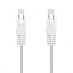 Cable de Red RJ45 UTP Nanocable 10.20.0401-W Cat.6/ 1m/ Blanco (1m)